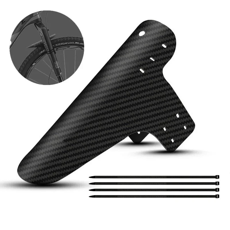 Ultralight Bicycle Fender - Carbon Pattern