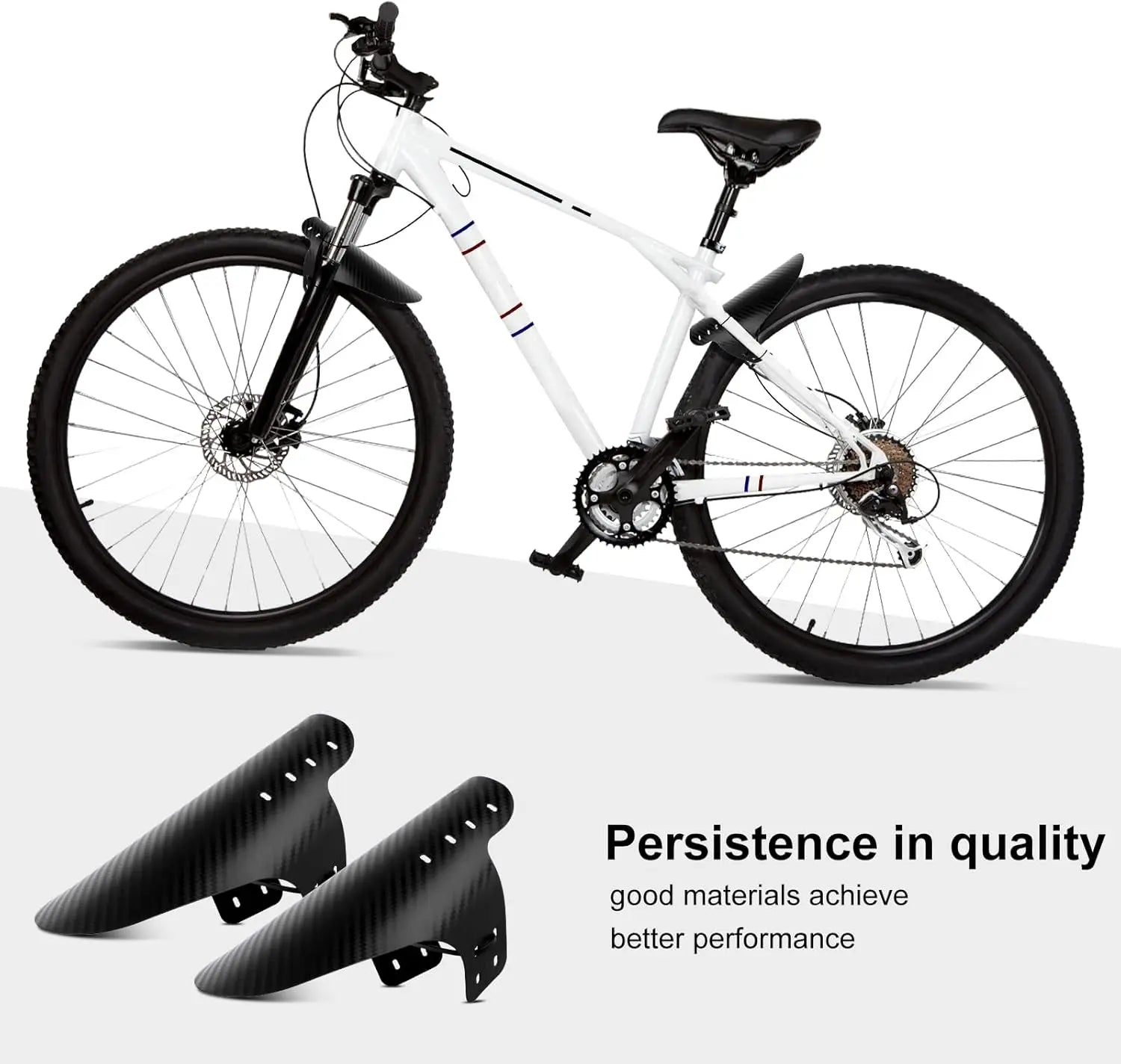 Ultralight Bicycle Fender - Carbon Pattern