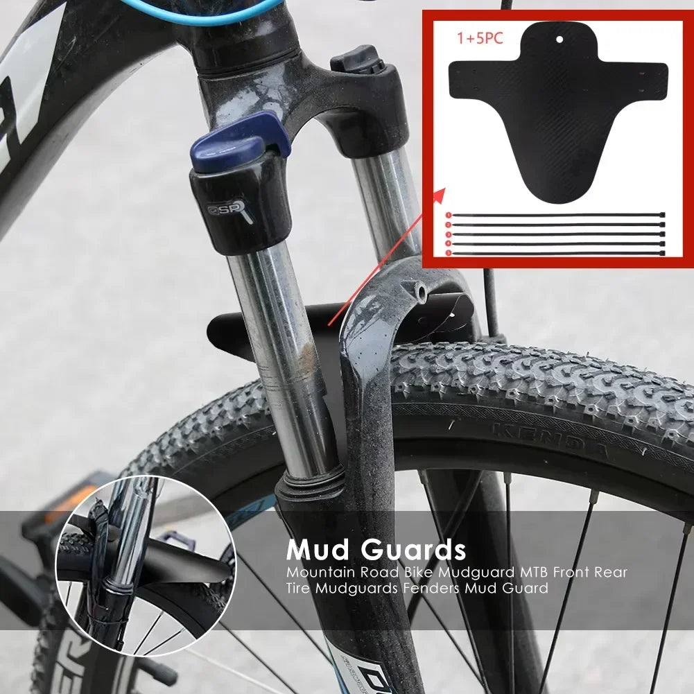 Ultralight Bicycle Fender - Carbon Pattern